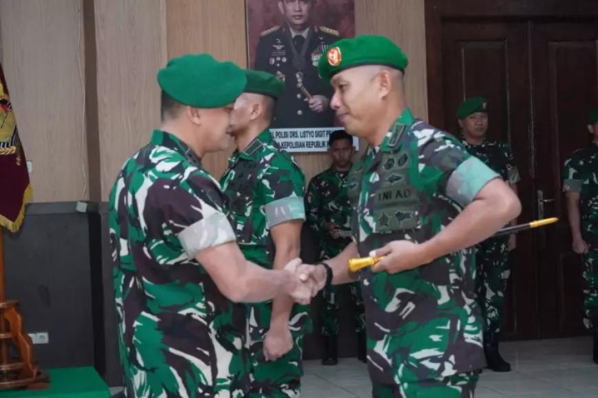 Tongkat Komando Kodim 0812 Lamongan Berganti, Danrem 082/CPYJ Beri Pesan saat Sertijab