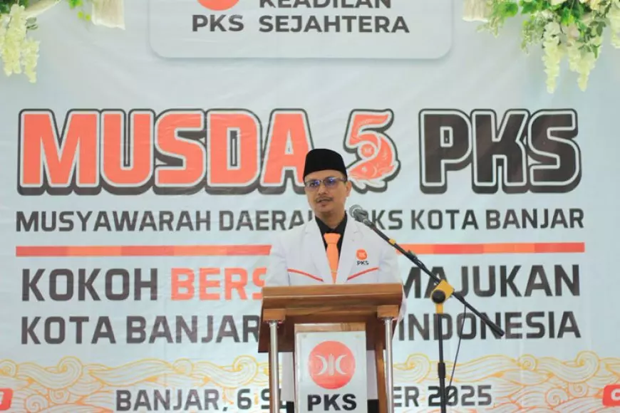 Musda V DPD PKS Kota Banjar, Ketua Terpilih, Cecep Dani Sufyan Siap Mengokohkan Peran Partai
