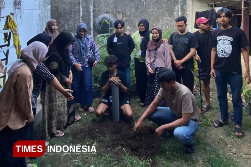 KSM-T UNISMA Kembangkan Biopori untuk Pengelolaan Sampah Organik