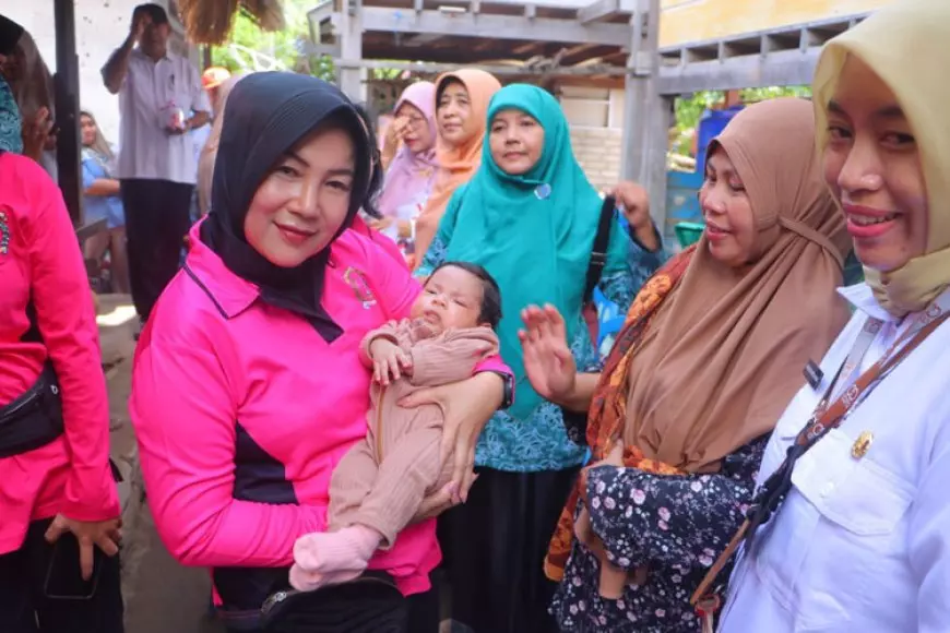 GEMARIKAN Jadi Senjata Lombok Utara Lawan Stunting, Bhayangkari Tekankan Kesadaran Keluarga