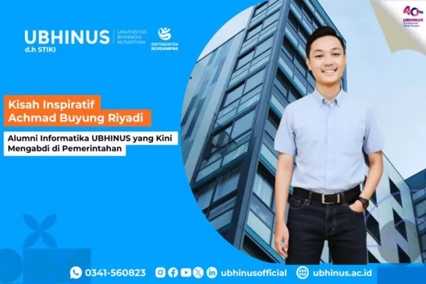 Kisah Inspiratif Achmad Buyung Riyadi, Alumni Informatika UBHINUS yang Kini Mengabdi di Pemerintahan