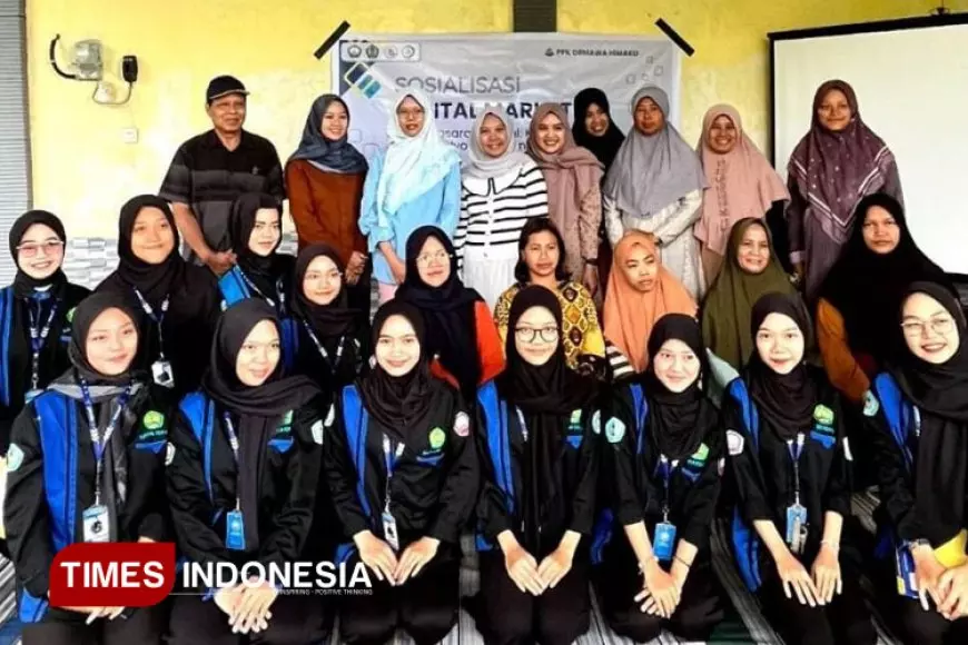 Tim PPK Ormawa HIMAKO UNIPMA Sosialisasi Digital Marketing untuk UMKM Dusun Besek, Ngawi
