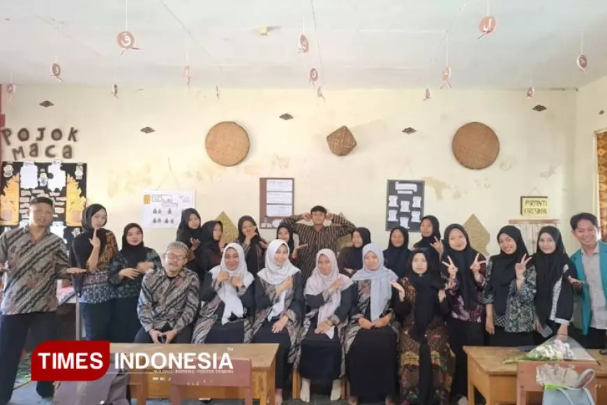 Mahasiswa KSM-T FKIP UNISMA Bikin Pojok Baca, Dorong Literasi Siswa