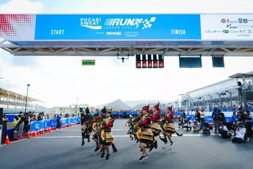 Pocari Sweat Run Lombok: 9000 Pelari Biru Jadikan Event Lari Sirkuit Terbesar di Indonesia