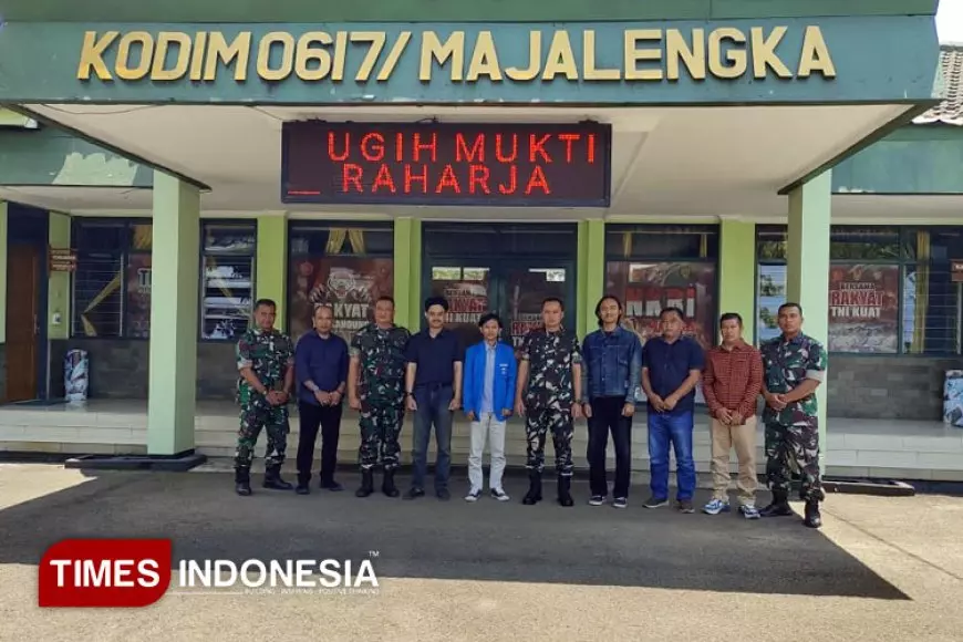 Dandim 0617 Majalengka Ajak PMII Bersinergi Perkuat Ketahanan dan Stabilitas Daerah