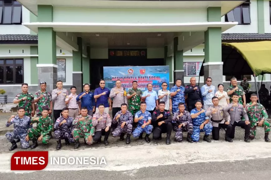 Sambut HUT TNI ke-80, Kodim Morotai Gelar Bakti Sosial Donor Darah