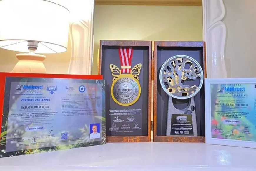 Hadirkan Program yang Berdampak, YBM BRILiaN Raih Medali Platinum Asian Impact Awards untuk Program Family Strengthening