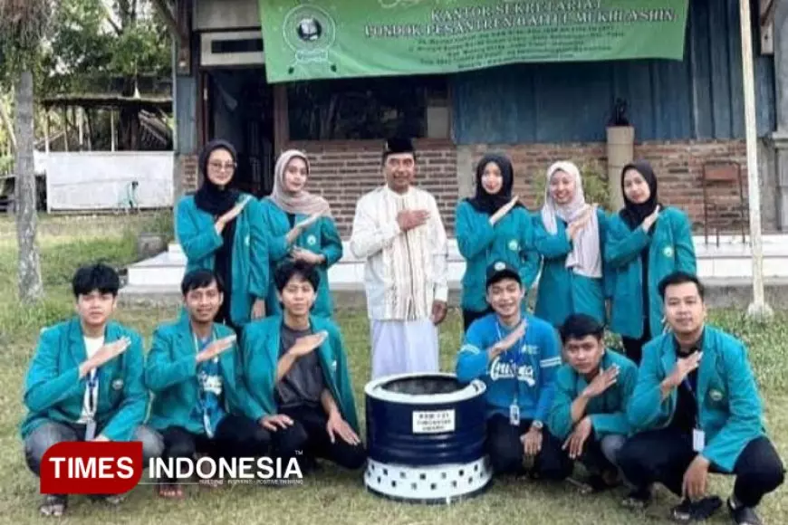 Merealisasikan Program SDGs, Mahasiswa UNISMA Hadirkan Tungku Pembakaran Sampah di Pondok Pesantren