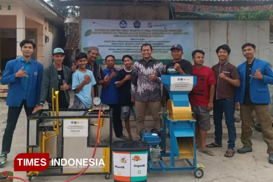 Unmuh Jember Wujudkan Desa Zero Waste, Wonosari Terapkan Teknologi Shredder