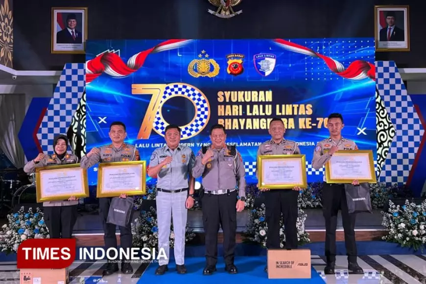 Satlantas Majalengka Raih Penghargaan Efektivitas Keselamatan Lalu Lintas Terbaik Kedua