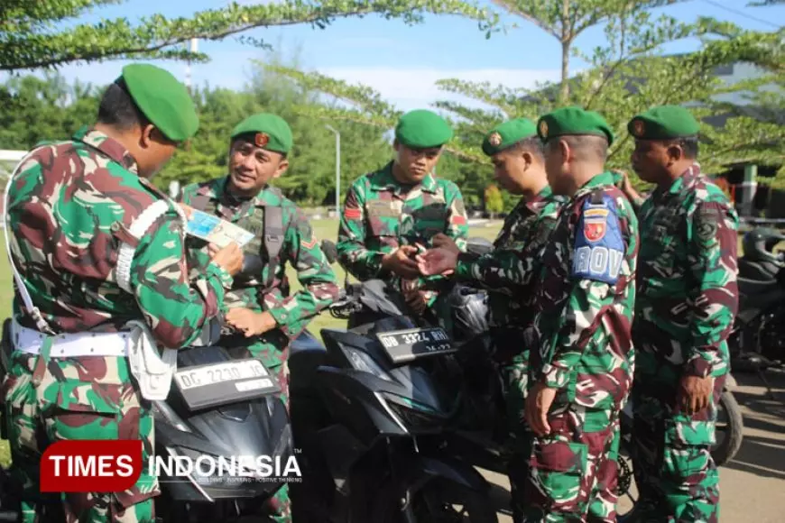 Ingatkan Seluruh Prajurit Taat Berlalulintas, Kodim 1514/Morotai Bakal Beri Sangsi yang Melanggar