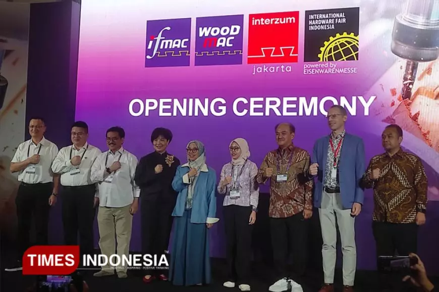 Tiga Pameran Internasional Interzum Jakarta, IHF, dan IFMAC &amp; WOODMAC 2025 Resmi Dibuka di Jakarta