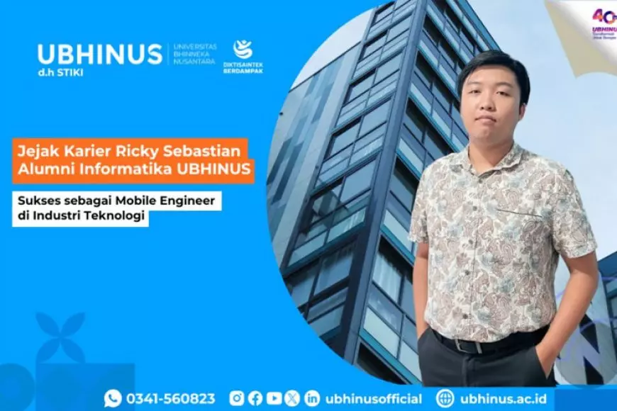 Jejak Karier Ricky Sebastian Alumni Informatika UBHINUS, Sukses sebagai Mobile Engineer di Industri Teknologi