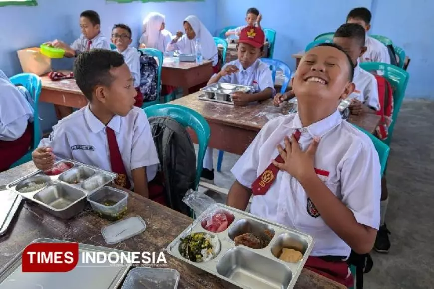 SD Inpres Bobong Jadi Perintis Program Makan Bergizi Gratis di Taliabu