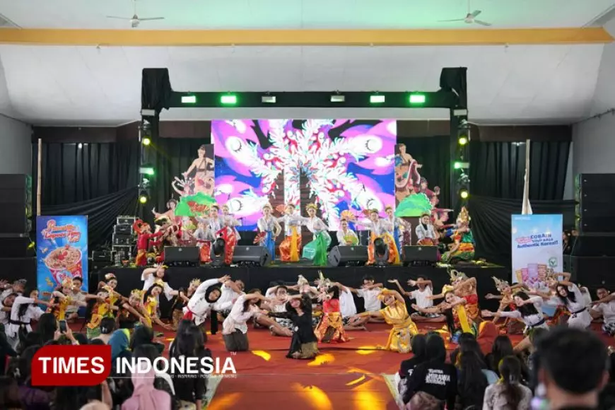 Mahasiswa Baru UNMER Malang Semarakkan Gelar Budaya Nusantara 2025