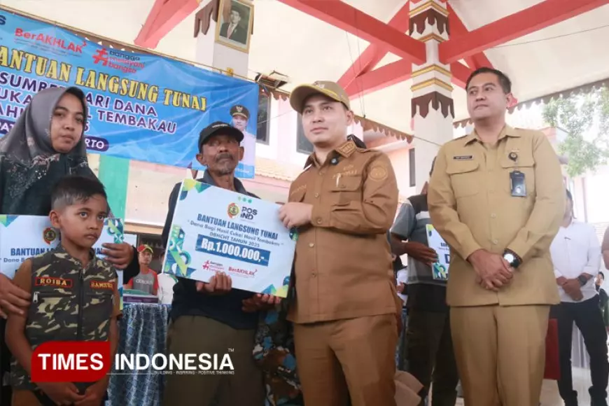 1.188 Warga Mojokerto Terima BLT DBHCHT, Mayoritas Buruh Pabrik Rokok