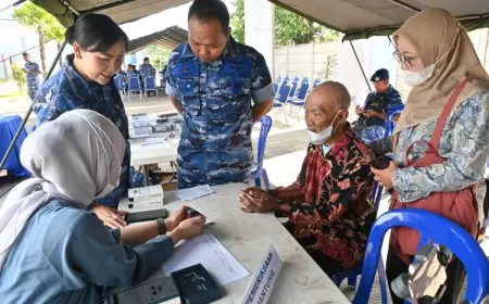 Bakti Kesehatan Lanud Abdulrachman Saleh, Hadirkan Kepedulian di Tengah Masyarakat