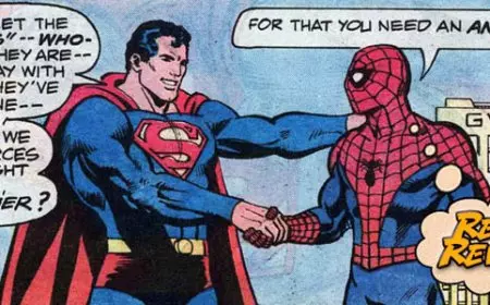 Rayakan 50 Tahun Komik Crossover Superman dan Spider-Man Kembali Dirilis