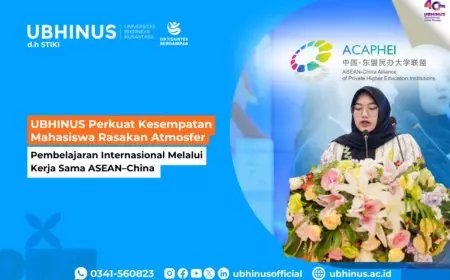 UBHINUS Malang Perkuat Kesempatan Mahasiswa Rasakan Atmosfer Pembelajaran Internasional