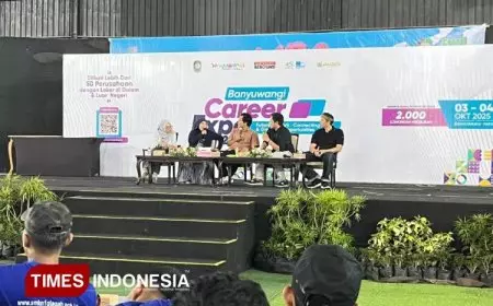 Lewat Career Talk, Generasi Muda Banyuwangi Dibekali Strategi Meraih Pekerjaan di Era Global