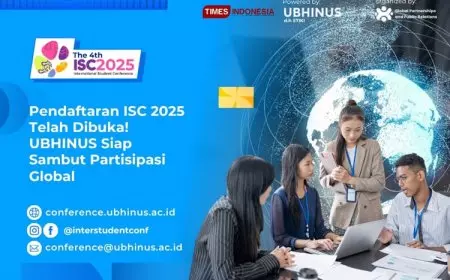 UBHINUS Buka Pendaftaran International Student Conference 2025, Angkat Isu Inovasi dan Keberlanjutan Global
