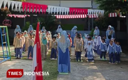 Mahasiswa UNISMA Ikut Dampingi Pekan Kemerdekaan di TK Andalusia Kids, Malang