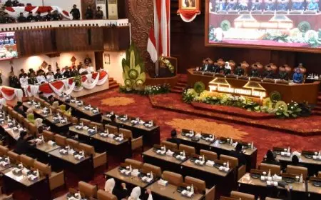 Kadisops Lanud Abd Saleh Malang Hadir di Rapat Paripurna Istimewa HUT ke-80 Jatim