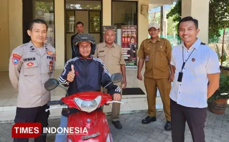 Respon Cepat Polsek Rogojampi Banyuwangi Temukan Sepeda Motor Curian Hanya Dalam 2 Jam
