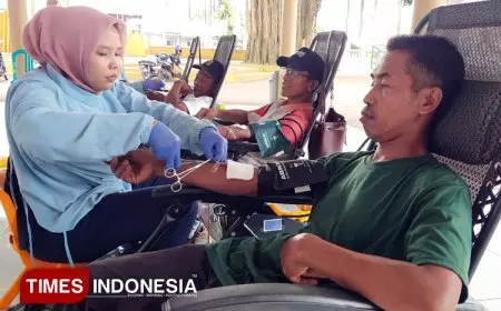 Kampung Donor Darah Desa Sidomekar Himpun Puluhan Kantong Darah dari Warga