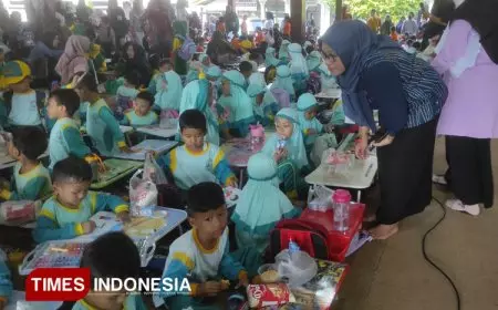 Ratusan Anak TK di Banjarnegara Ikuti Lomba Mewarnai Gambar  'Sampahku Tanggung Jawabku'