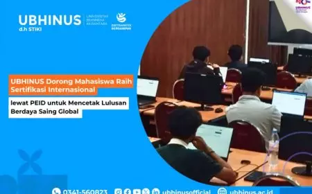 UBHINUS Malang Dorong Mahasiswa Raih Sertifikasi Internasional lewat PEID