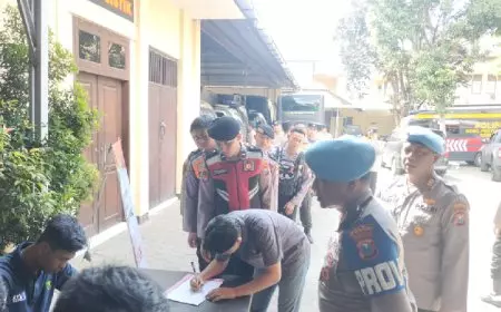 Hasil Tes Urine Polisi di Banyuwangi, Puluhan Personel Dinyatakan Negatif Narkoba