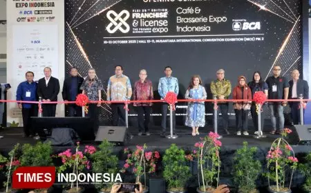 Café Brasserie Expo Indonesia 2025 Perkuat Ekosistem F&B dan Ekonomi Kreatif Nasional