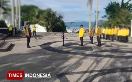 HUT ke-61, DPD Partai Golkar Maluku Gelar Ziarah dan Tabur Bunga