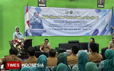PKK dan Dinsos Kota Malang Gelar Cipta Menu Sehat, Dorong Percepatan Penurunan Stunting