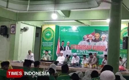 Awali Rangkaian Hari Santri 2025, MWC NU Bontang Utara Gelar Istighosah Kubro