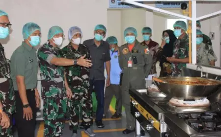 Pastikan Higienitas, Aster Kasau Cek Program MBG di Lanud Adisutjipto