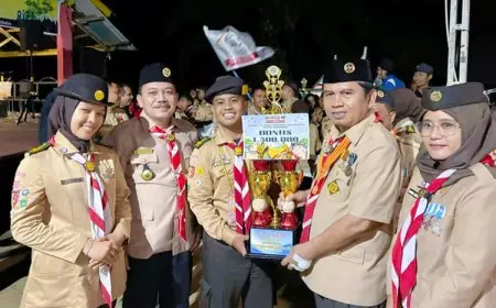MAN 2 Padang Raih Juara Umum Lomba Tangkas Pramuka Madrasah 2025