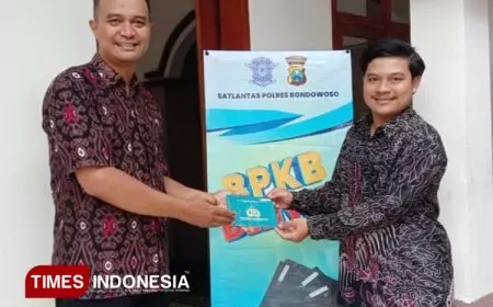 Satlantas Bondowoso Luncurkan Layanan BPKB Delivery, Antar Surat Kendaraan Sampai Rumah