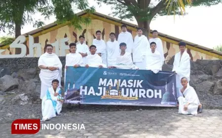 TISMA Tanamkan Nilai Spiritual Lewat Manasik Haji di Kebun Kurma