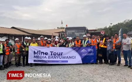 Safari Jurnalis Banyuwangi, Melihat Lebih Dekat Tambang Emas di PT BSI