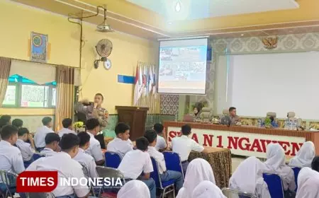 Lewat Program Hebat, Satlantas Polres Blora Bangun Kesadaran Tertib Lalu Lintas Sejak Dini