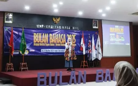 Gelar Festival Bulan Bahasa 2025, Unas Jakarta Ingin Generasi Muda Makin Cintai Bahasa dan Budaya