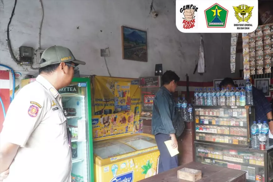 Satpol PP Kota Malang dan Bea Cukai Gelar Operasi Gabungan Cegah Peredaran Rokok Ilegal