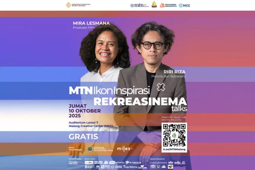 Bagikan Inspirasi Dunia Perfilman, Mira Lesmana dan Riri Riza Bakal Hadir di Malang