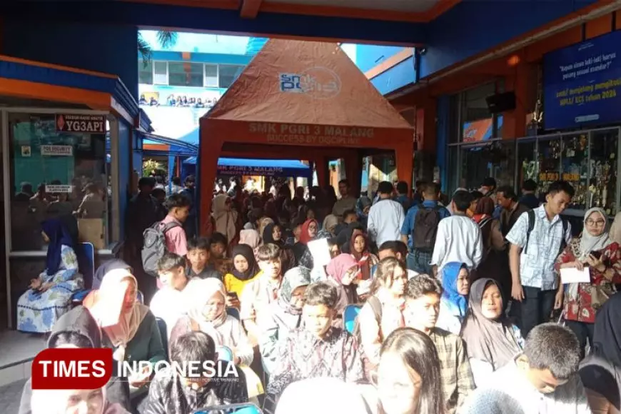 Animo Pendaftar SMK PGRI 3 Kota Malang Cukup Tinggi, Kuota Dibatasi 500 Pendaftar