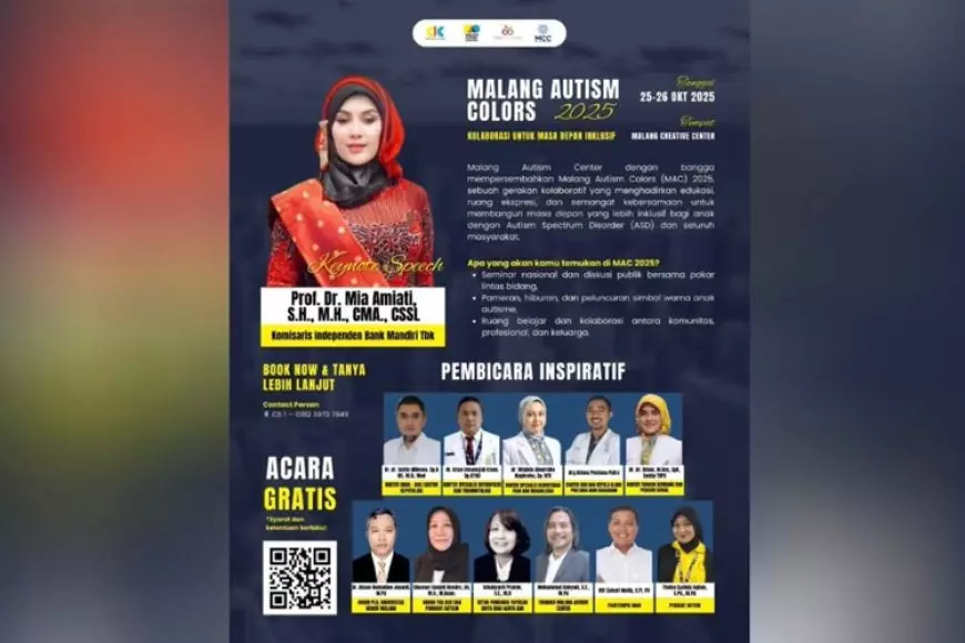 Malang Autism Colors 2025 Ajak Publik Bergerak Menuju Masa Depan Inklusif