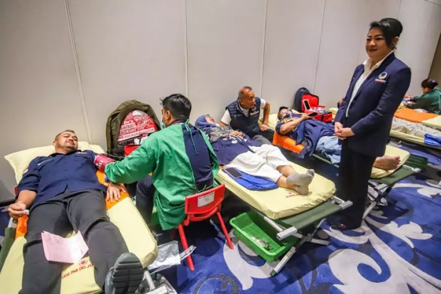 Salurkan Darah, Nyalakan Perubahan: NasDem Rayakan HUT ke-14 dengan Aksi Kemanusiaan