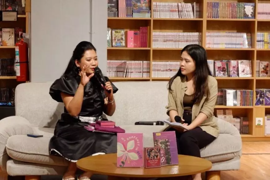 Refleksi Hardini Dyah Astuti dan Keberanian untuk Berhenti Sejenak Melalui buku jurnal My Rhapsody in Blue