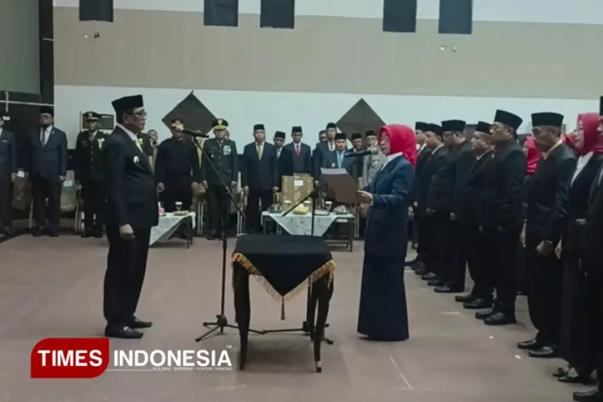 Jabatan Pimpinan Tinggi Pratama Dilantik Wali Kota Banjar, 3 Pejabat Diparkir ke Staf Ahli
